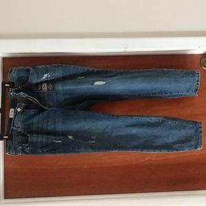 NWT Nicole Miller Ultra Lightweight High Rise Ankle Skinny Light Denim Jeans